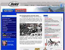 Tablet Screenshot of doko-fahrrad.de